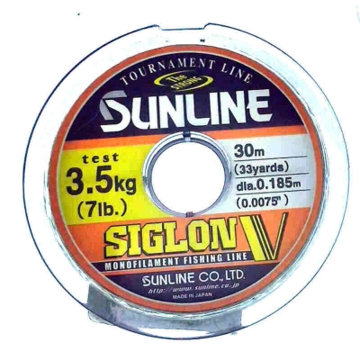 Леска Sunline SIGLON V 30m Mist Green 0.185mm 3,5kg