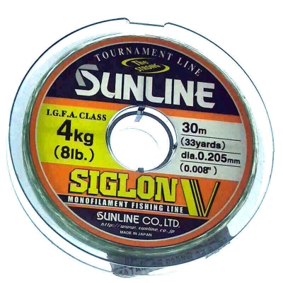 Леска Sunline SIGLON V 30m Mist Green 0.205mm 4kg