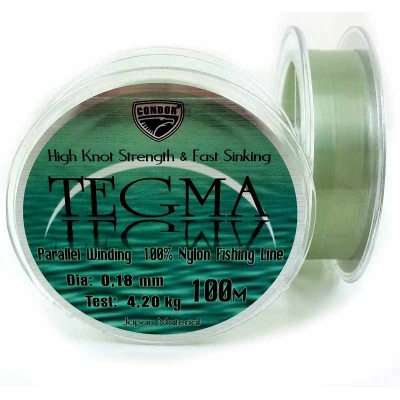 Леска Tegma 100m 0,18mm 4,2 кг