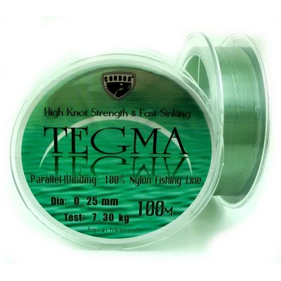 Леска Tegma 100m 0,25mm 7,3 кг