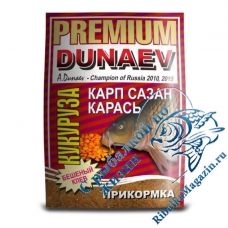 Прикормка DUNAEV-PREMIUM 1кг Карп-Сазан Кукуруза